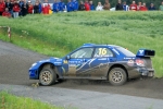 Jari Ketomaa, Subaru Impreza WRC, Neste Oil Rally 2009, SS11 Leustu